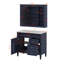 Ensemble de meuble-lavabo moderne 36 po avec lavabo, armoire de rangement et miroir à 6 tablettes-2092486201
