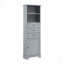 Grande armoire de rangement avec 3 tiroirs et tablettes réglables-1670555754