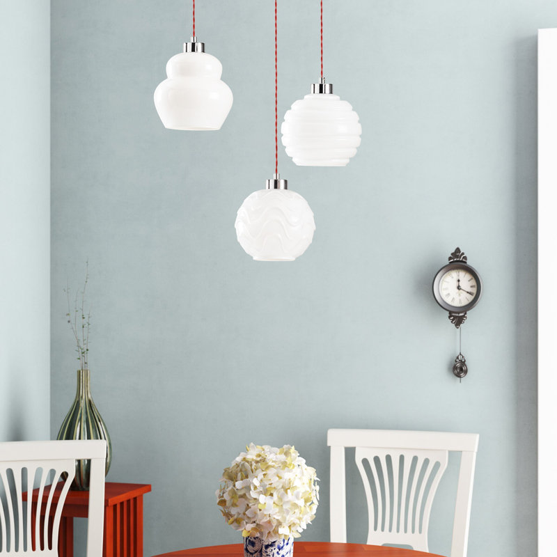 Luminaire suspendu en grappe à 3 lumières Bethaney