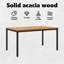 Outdoor Table Solid Acacia Wood Furniture Garden Terrace Dining Balcony-1928216222-1928216223