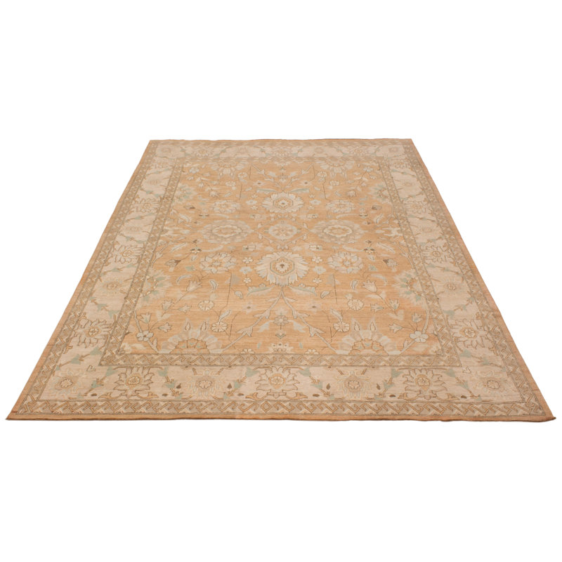 Tapis unique en laine nouvel âge 8 pi 9 po x 11 pi 6 po Aliviah