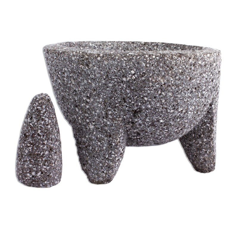 Jasyah Stoneware Mortar And Pestle Set