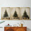 Art des Fêtes de Noël -Série 2-Cccxxxxi-3 - Toile tendue avec châssis encadré - 3 pièces-648064809-648064810