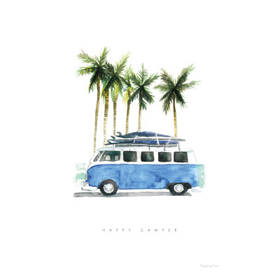 Surf Days II by Mercedes Lopez Charro - Wrapped Canvas Painting