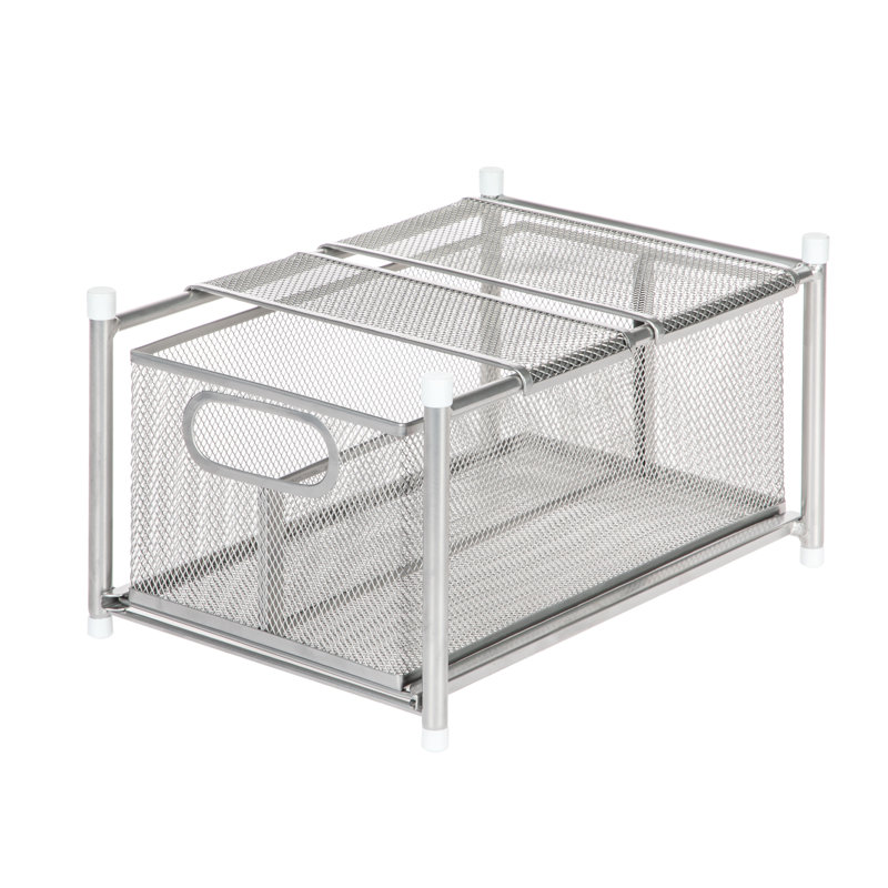Étagère de rangement Skillern, Nickel satiné