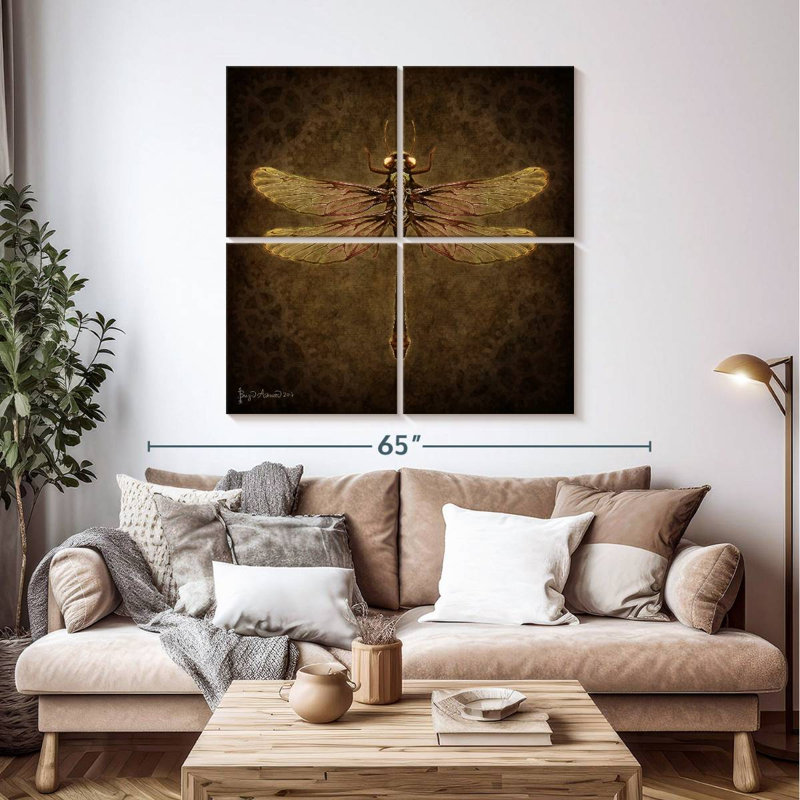 Brampt Steampunk Dragonfly, 45" H x 45" W