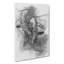 The Feet of a Ballet Dancer in Abstract - Wrapped Canvas Drawing - Wrapped Canvas-55338225
