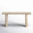 Bergamot 63" Distressed White Narrow Console Table