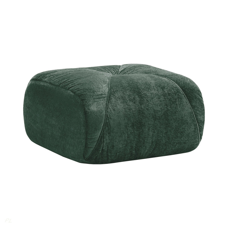 Modern Ottoman Velvet, Green