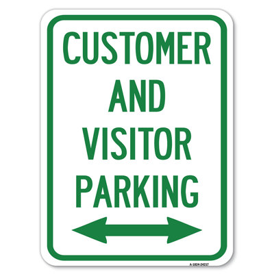 Customer And Visitor Parking (Bidirectional Arrow)/24217