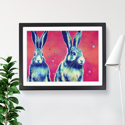 Hare Splash Vol.2 Abstract 1 Piece Single Picture Frame Wall Art