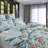  800TC 100% Egyptian Cotton Duvet Cover Set，3pcs Garden Flower Bird Print Shabby Chic Bedding Set, Aesthetic Botanical Pattern Aesthetic Botanical Pattern for Bedroom Guest Room All Seasons-121118169-101674819