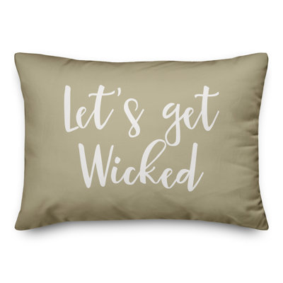  Coussin Let's Get Wicked
