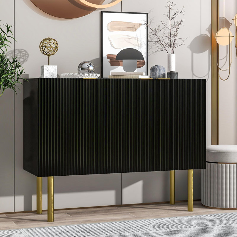 Agnius 120cm Sideboard, Black