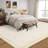 Modern Bordered Machine Washable Rug with Rubber Backing Non-Slip Low Pile Carpet for Living Room Bedroom Kitchen Dining Room-2041909092-2041909091