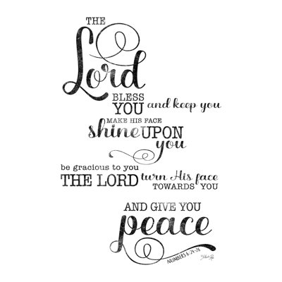 " May the Lord Bless You " Textual Art Print