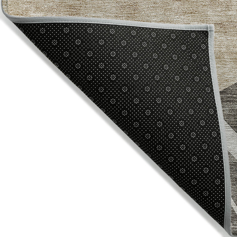 Tapis intérieur / extérieur Melania avec envers antidérapant, Rectangle 5 pi x 7 pi 6 po