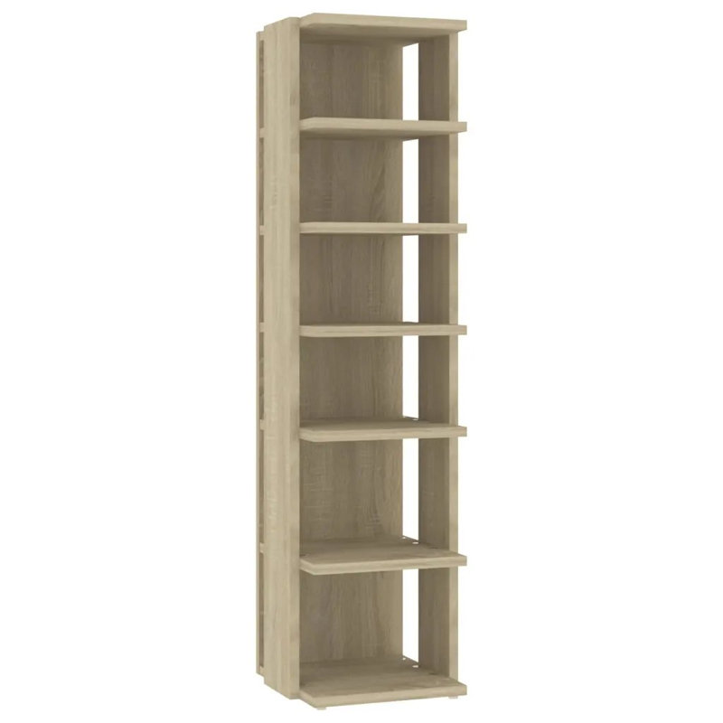 Shoe Storage, 102 cm H x 54 cm W x 27 cm D, Sonoma Oak