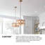 Lustre tambour 6 lumières à abat-jour Carter