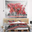 Tapisserie arbre rouge bigy day-28494848