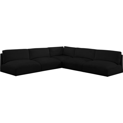 Kiree Upholstered L-Shaped Sectional Reversible