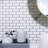 Porcetile 11.64 in. x 11.46 in. Brick Joint Matte Porcelain Mosaic Wall and Floor Tile
