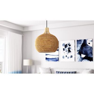 Luminaire suspendu noir mat Sycamore 4 lumières