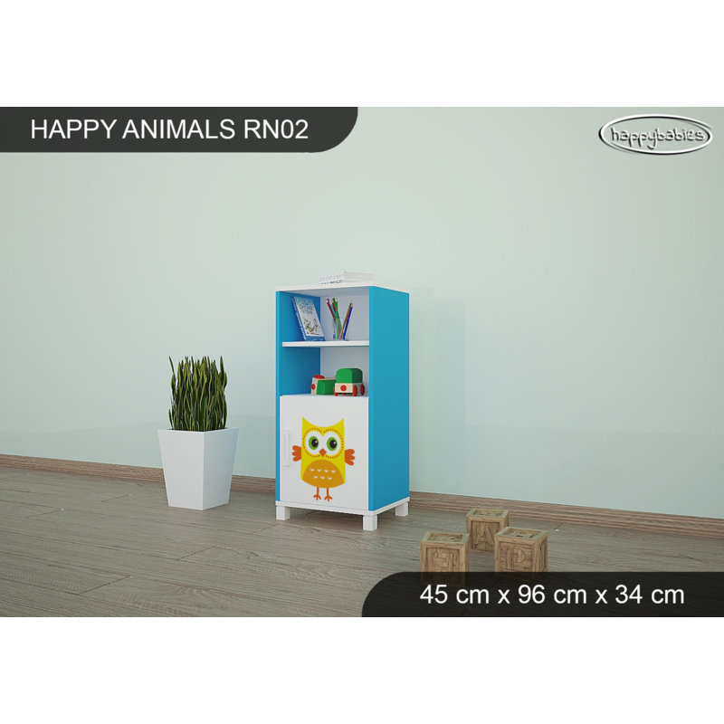 45cm W Animals Kids Cube, Blue