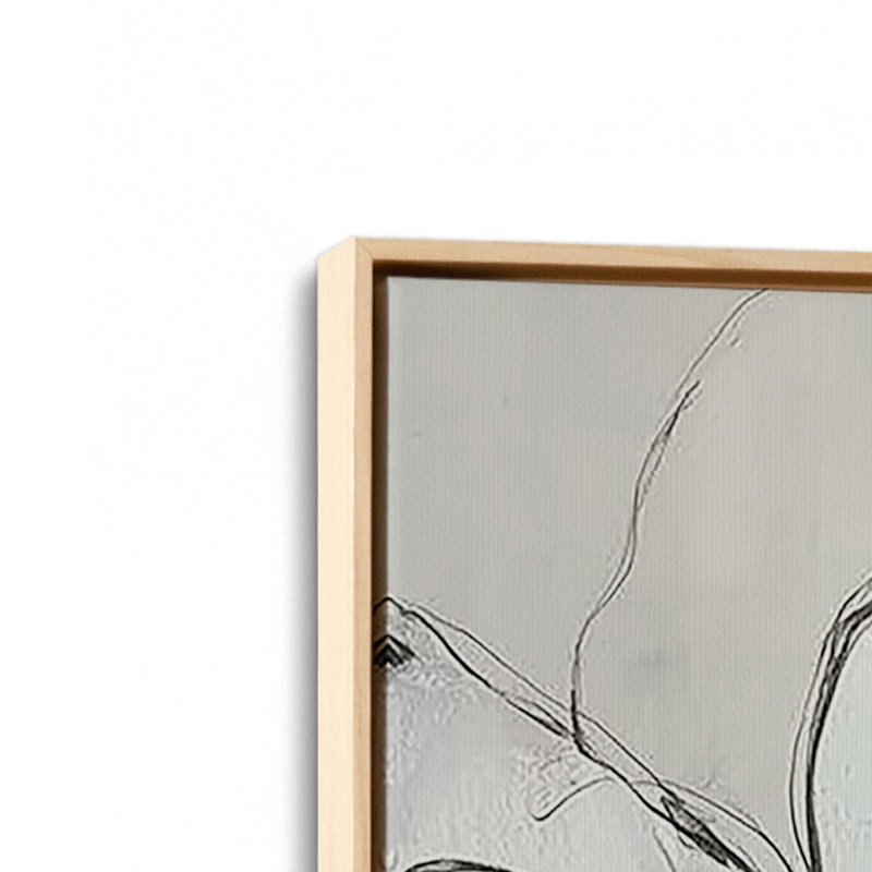 «Whispers of Earth», ensemble de 2 impressions, 48 po x 32 po, Cadre flottant en érable américain