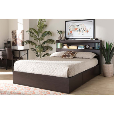 Glenward Bookcase Storage Bed