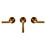 Cigno Wall Mounted Bathroom Faucet with Drain Assembly