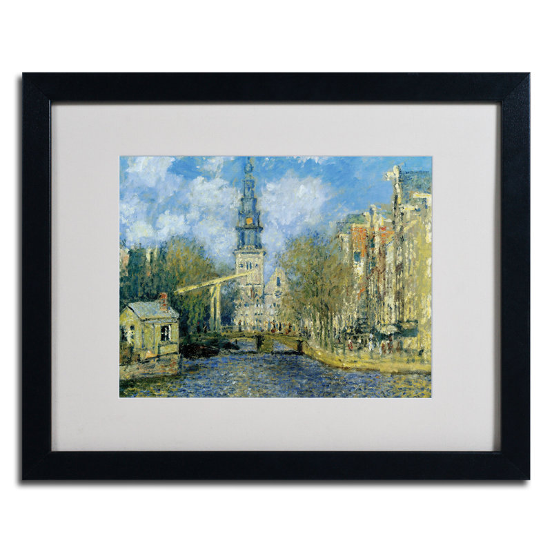 Claude Monet - reproduction d'art sur toile, Noir, H 16 po x l 20 po x P 0,5 po