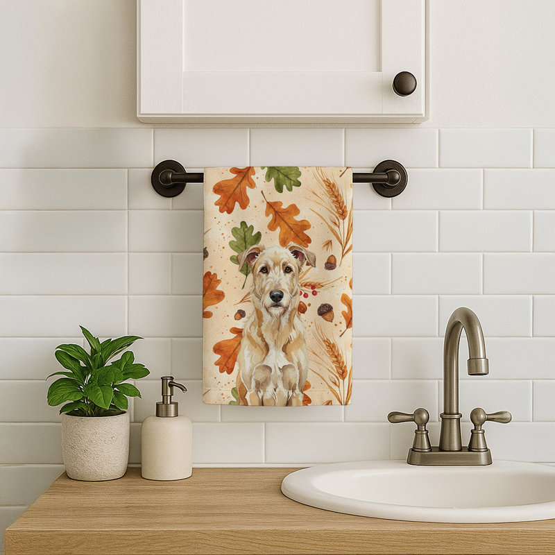 Serviette de cuisine tricolore Sheltie, Lévrier irlandais Wheaten
