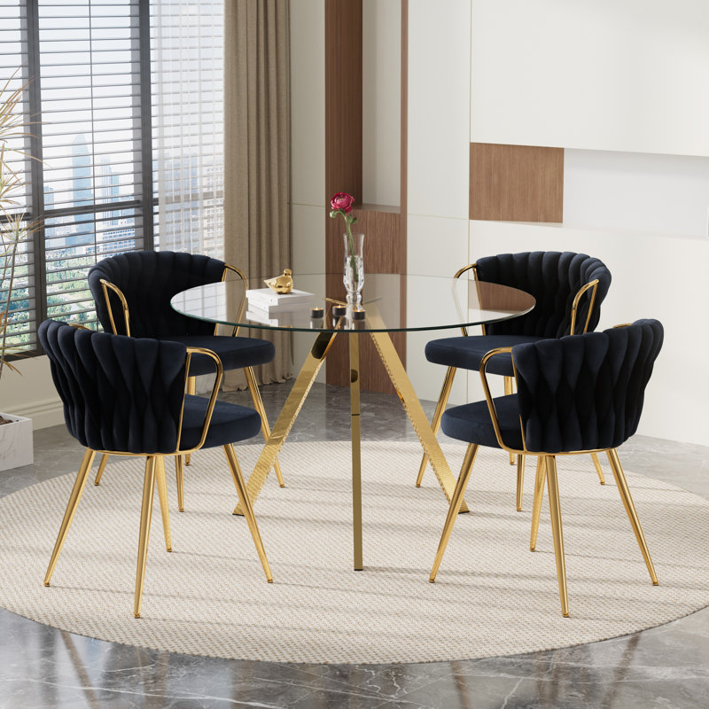 Ensemble de salle à manger, Gris, 3, H 29,5 po x l 39,2 po x P 39,2 po
