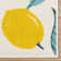 Claudean Lemons Bright Fruit Yellow Ivory Flatweave Indoor/ Outdoor Area Rug