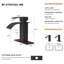 Robinet de lavabo pour salle de bain à poignée simple 6 "certifié CUPC Harlow-118546181