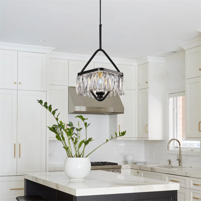 Crystal Chandelier, Square, Chandelier