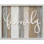 Décoration murale en bois rustique « Family »