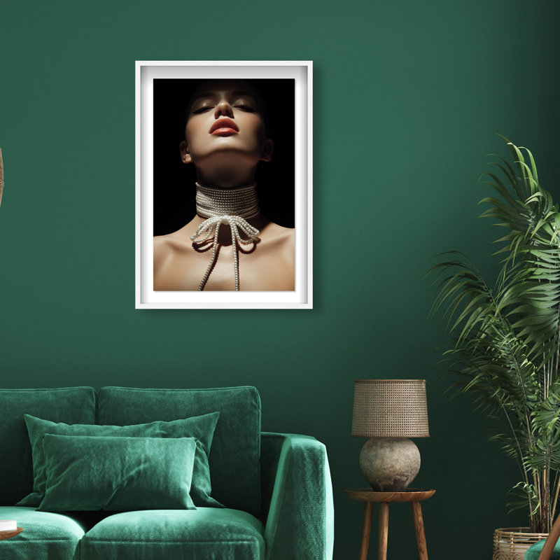 Pearl Constellation Print by Oliver Gal, 25.5"H x 17.5"W, White Shadowbox
