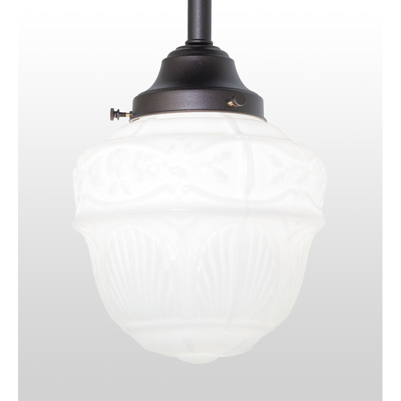 8" Wide Revival Schoolhouse Rochelle Mini Pendant