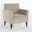 Theo 33.5'' Wide Polyester Armchair And Ottoman-1392724138