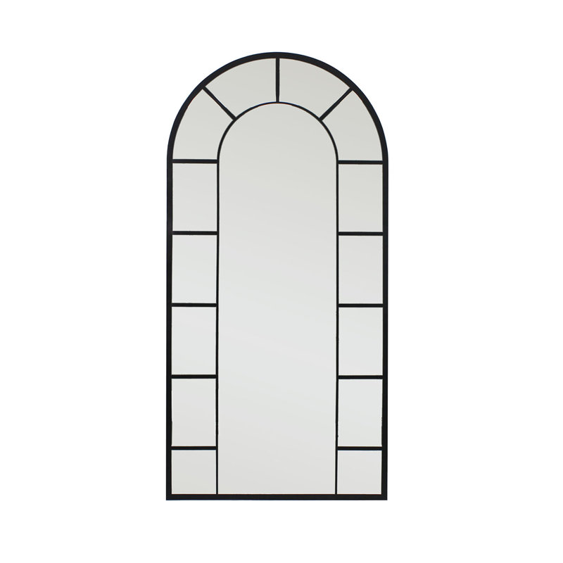 Miroir de plancher surdimensionné en métal Jesselyn