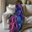 Couverture en sherpa de qualité supérieure Funky Flower Power - 1 pièce-466821745
