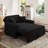 Rabbit Fur Corduroy Pull Out Sofa Bed Upholstered Chaise Lounge Couch-1887406870