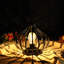 Lampe de table noire 7,5 po Arzaan