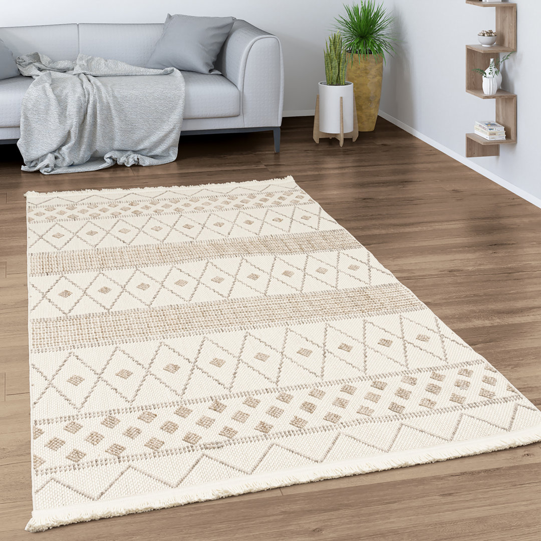 Teppich Ladoga in Beige/Cremefarben