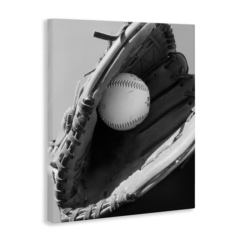 Belle toile de baseball, design par Marcus Prime, H 48 po x l 36 po