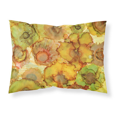  Taie d'oreiller fleurs abstraites