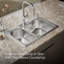 Staccato 33" L x 22" W Drop-In Kitchen Sink-198614229