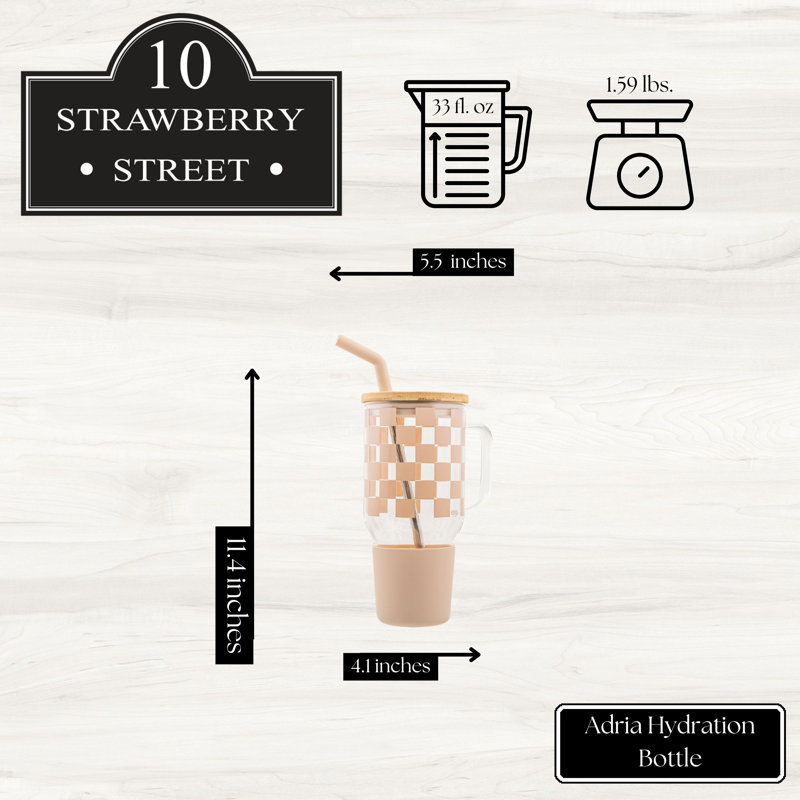 10 bouteilles d'hydratation Adria 10 Strawberry Street, Beige